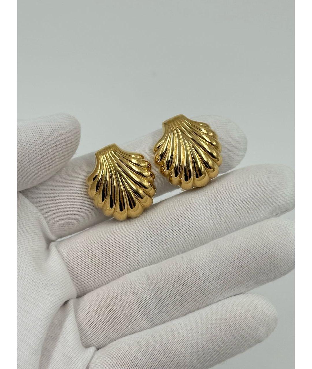 NINA RICCI Золотые металлические клипсы, фото 2
