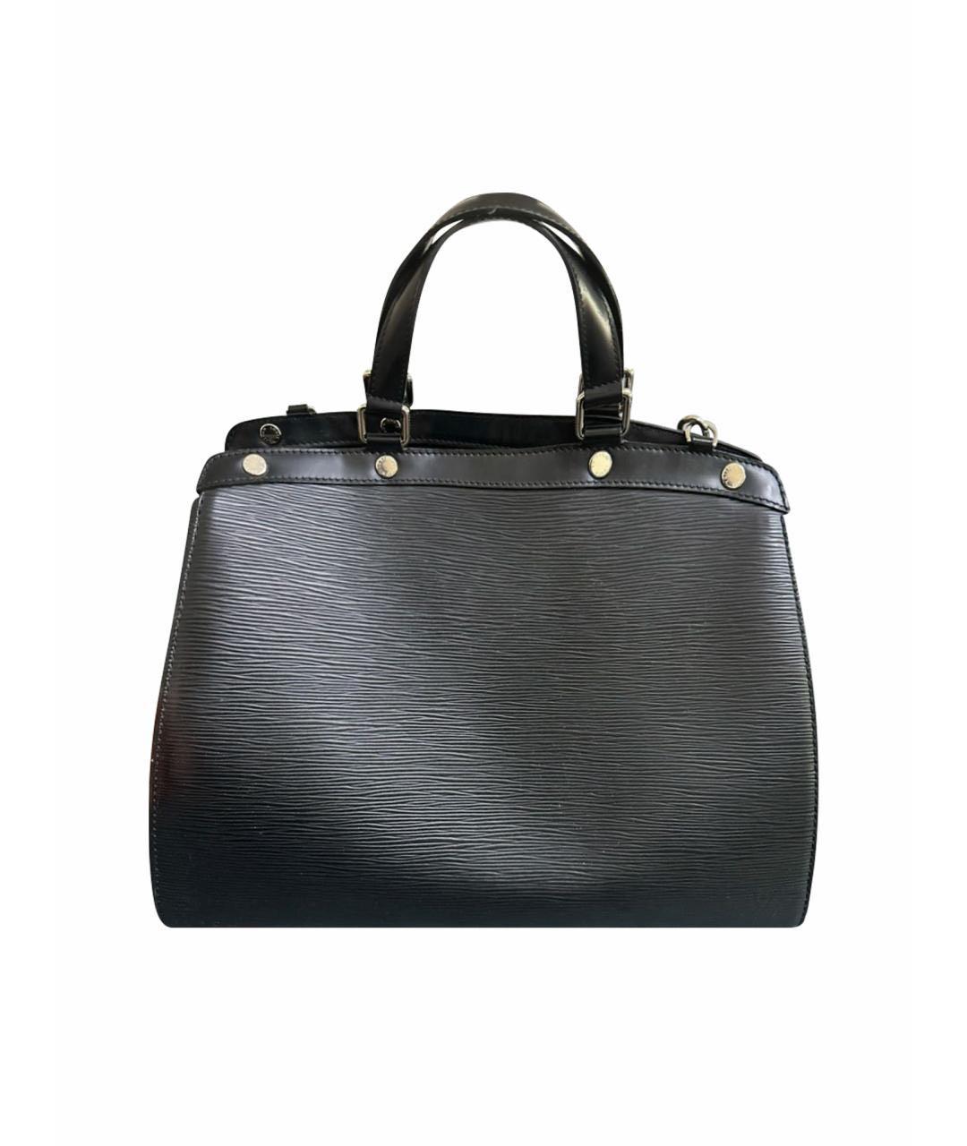 LOUIS VUITTON Черная сумка тоут из лакированной кожи, фото 7