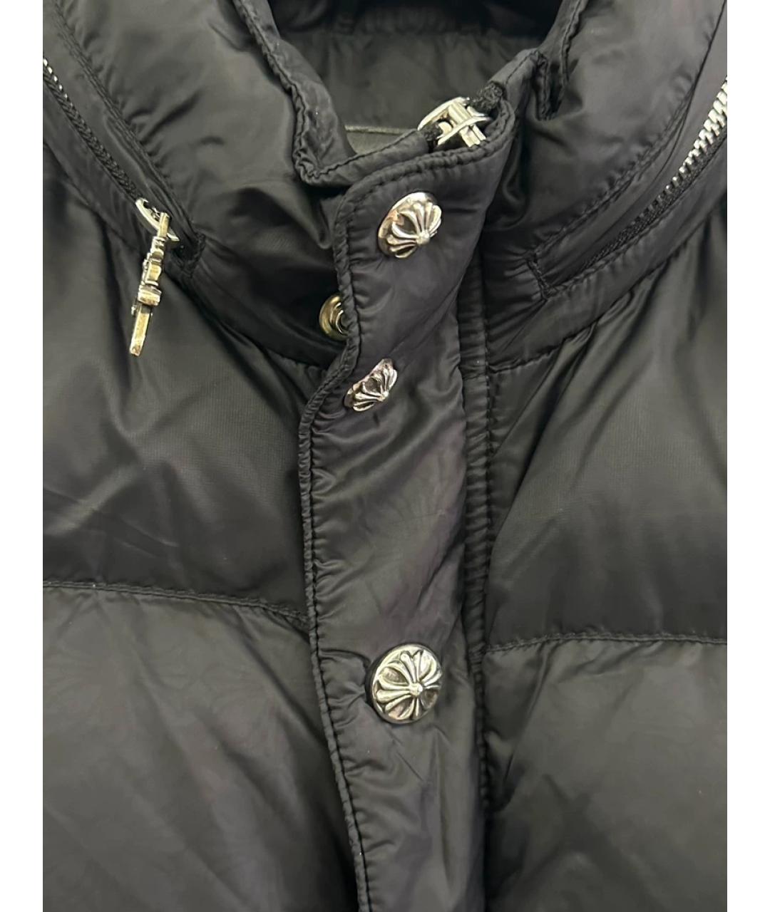 CHROME HEARTS Черный пуховик, фото 2