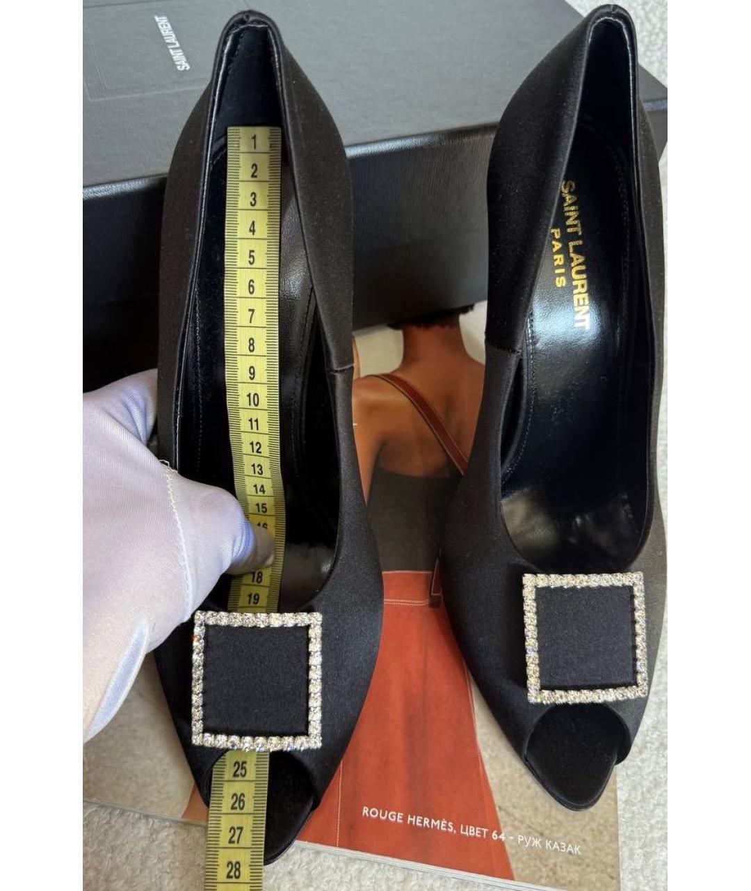 SAINT LAURENT Черные туфли, фото 3