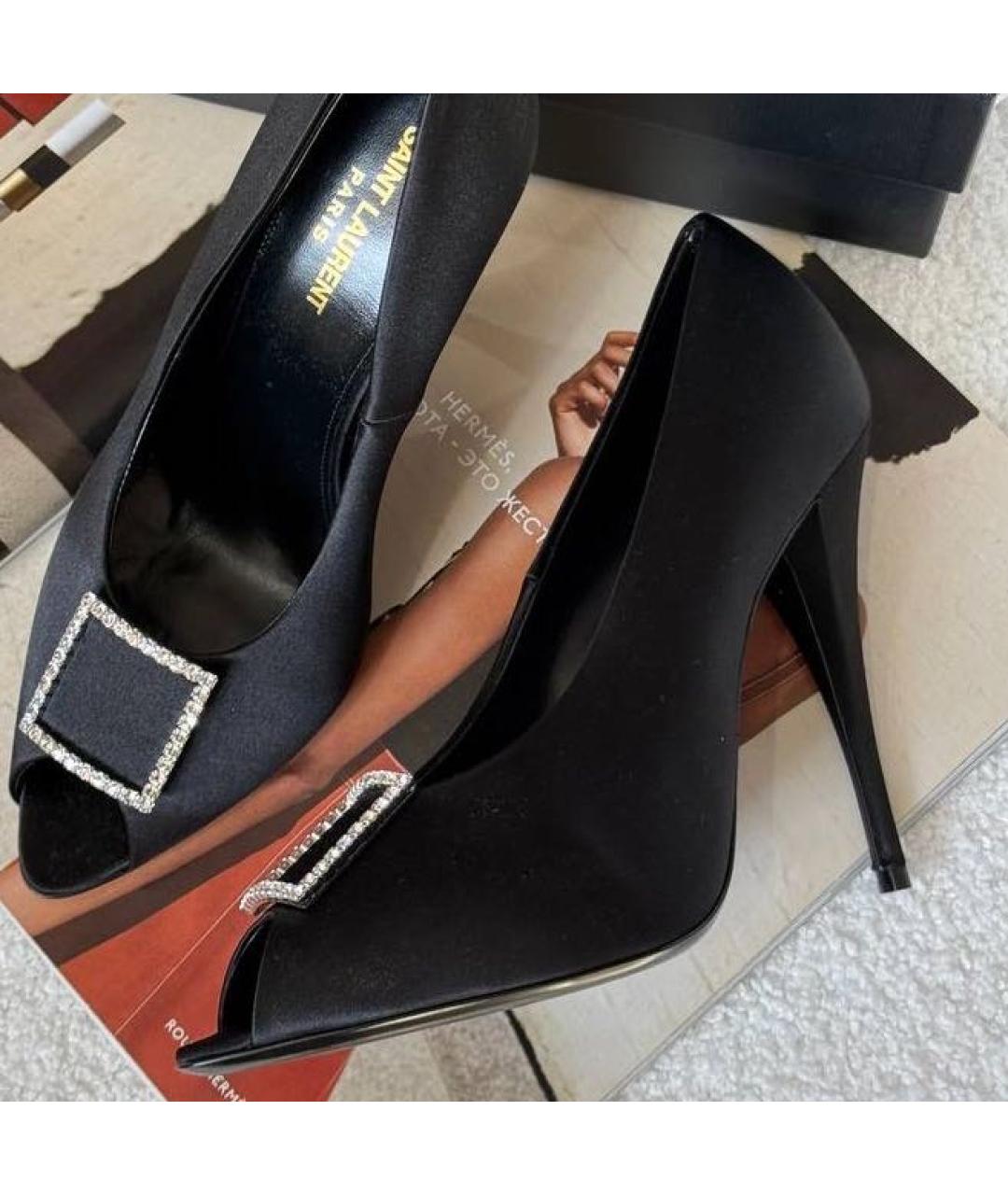 SAINT LAURENT Черные туфли, фото 3