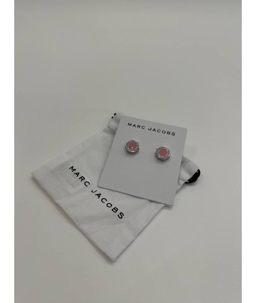 MARC JACOBS Розовые металлические серьги, фото 5