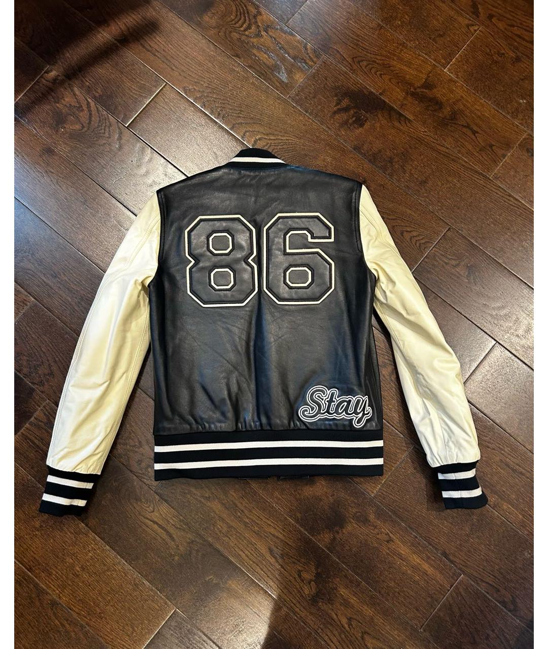 RED VALENTINO Черная кожаная куртка, фото 2