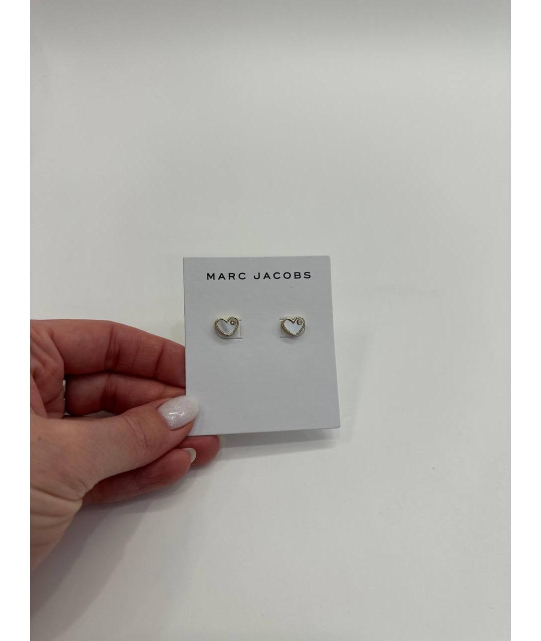 MARC JACOBS Золотые металлические серьги, фото 5