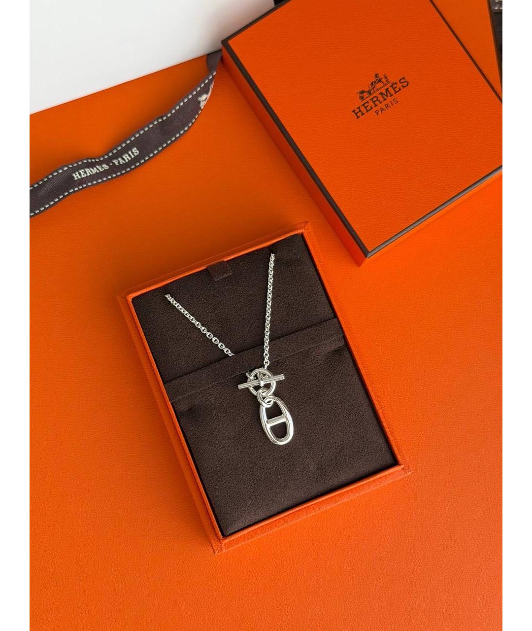 HERMES Серебряная серебряная подвеска, фото 2