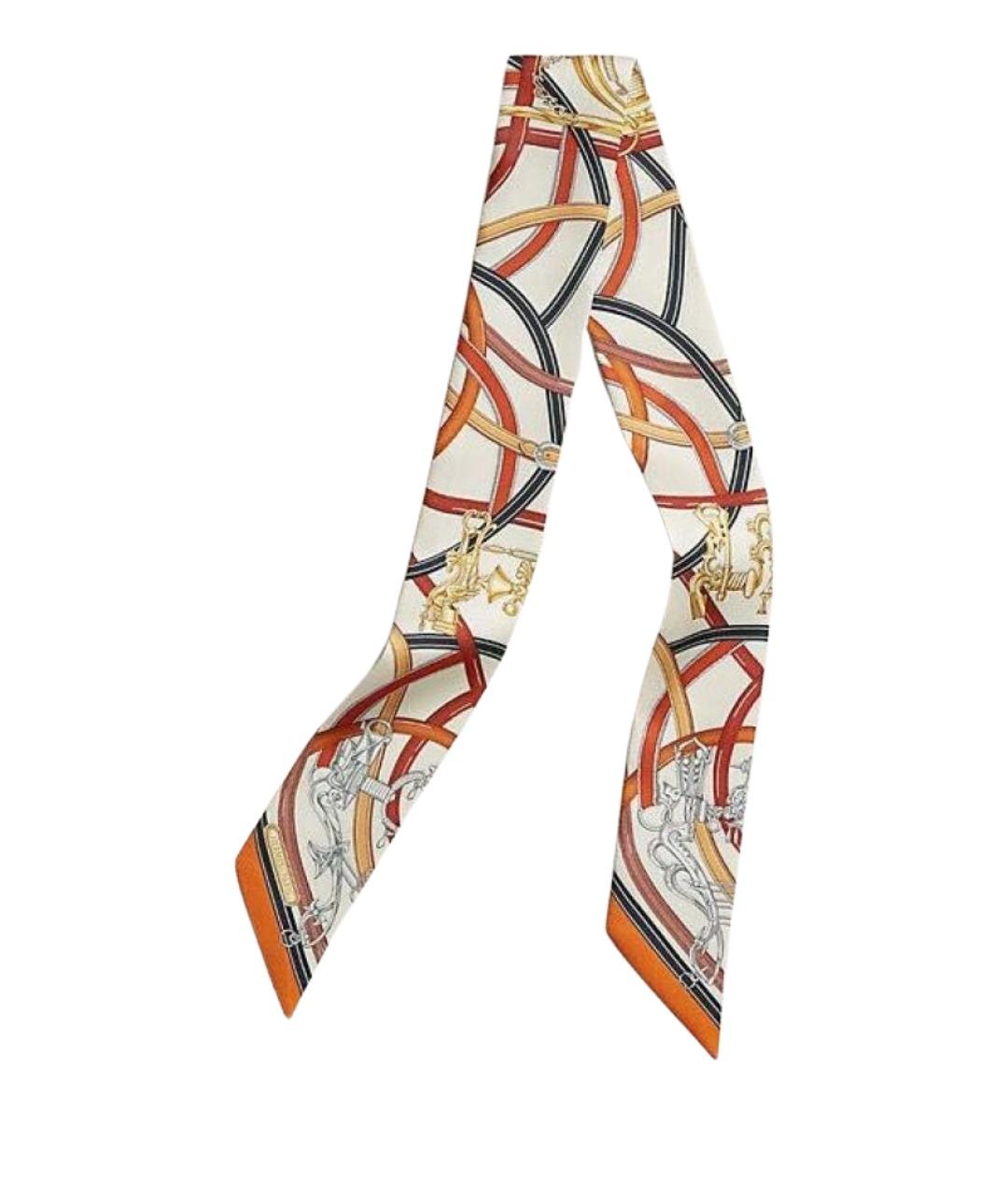 HERMES Мульти шелковый платок, фото 1