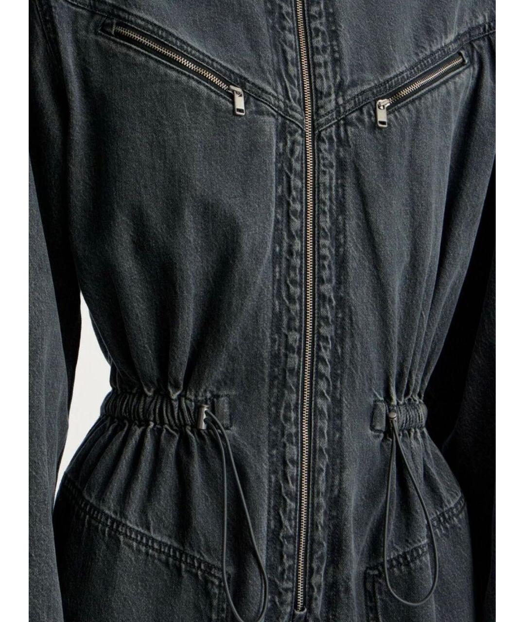 12 STOREEZ Антрацитовый деним комбинезон, фото 4