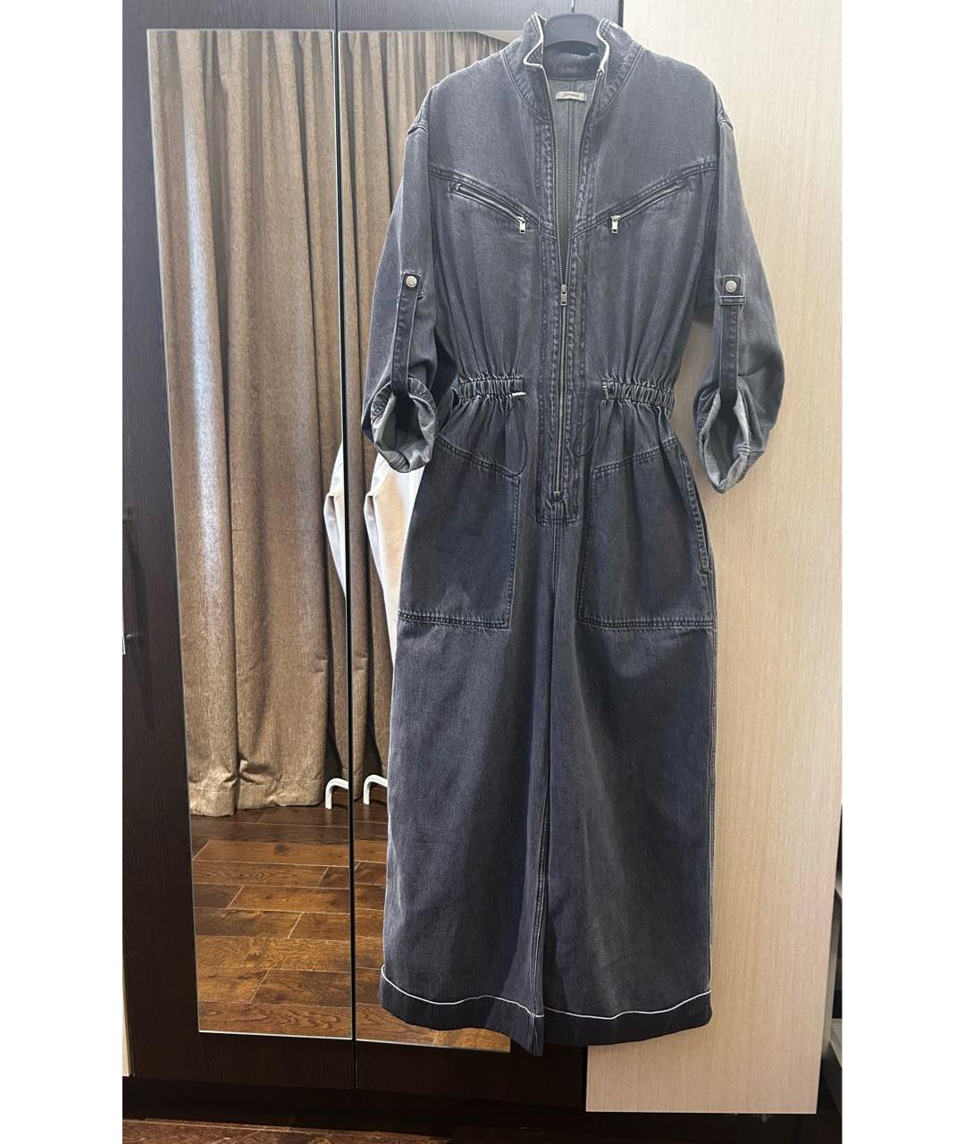 12 STOREEZ Антрацитовый деним комбинезон, фото 5