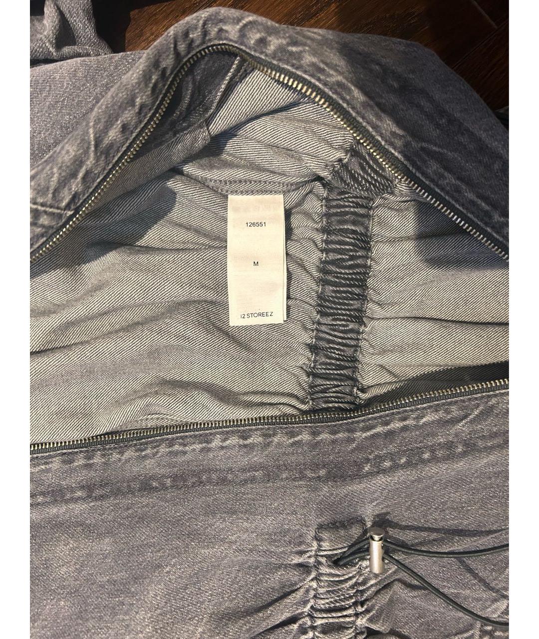 12 STOREEZ Антрацитовый деним комбинезон, фото 6