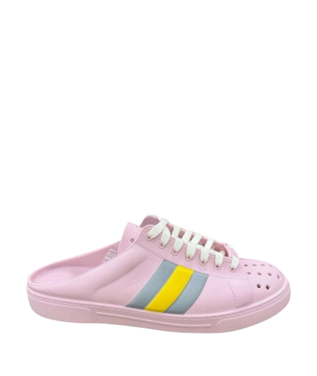 GUCCI Розовые сабо, фото 5