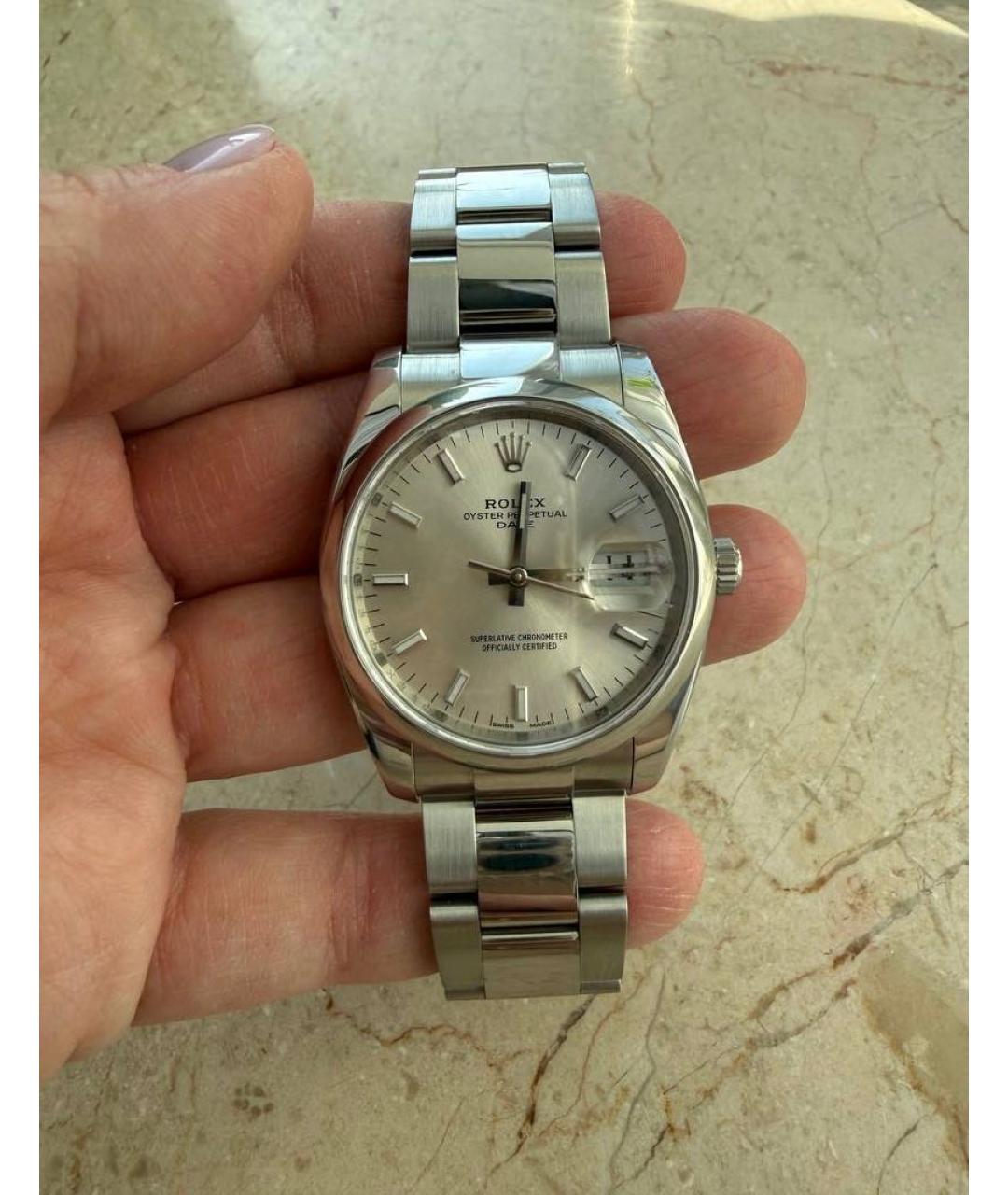 ROLEX Серебряные часы, фото 7