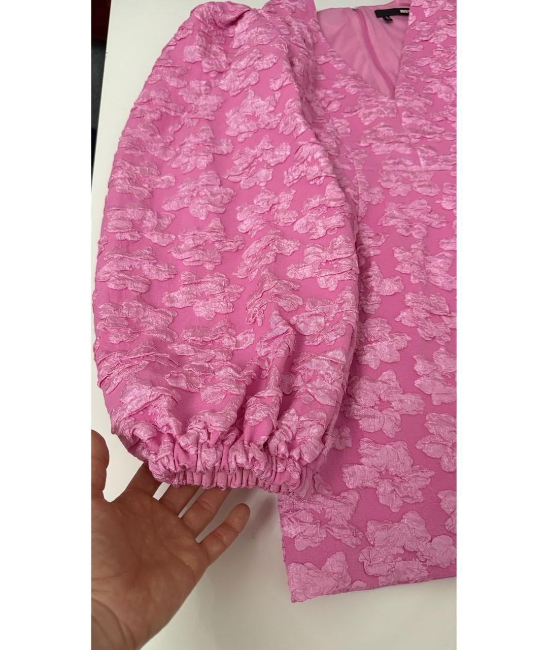 ROTATE Розовое коктейльное платье, фото 5