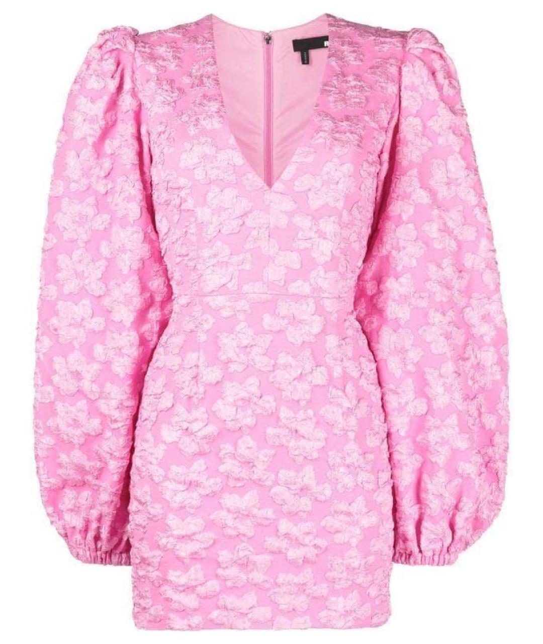 ROTATE Розовое коктейльное платье, фото 1