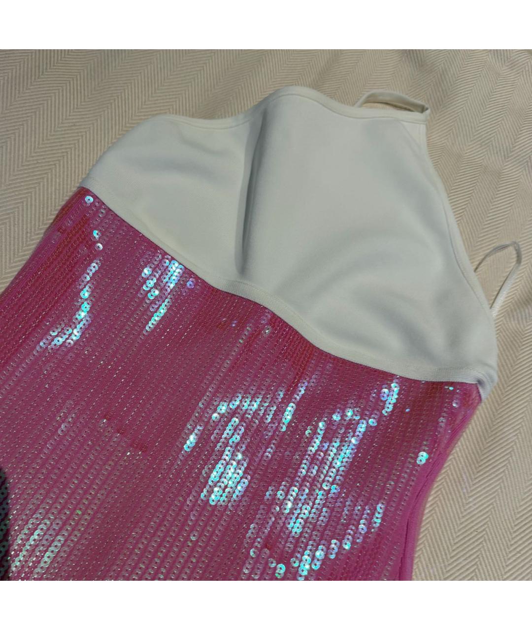 DAVID KOMA Розовое коктейльное платье, фото 5