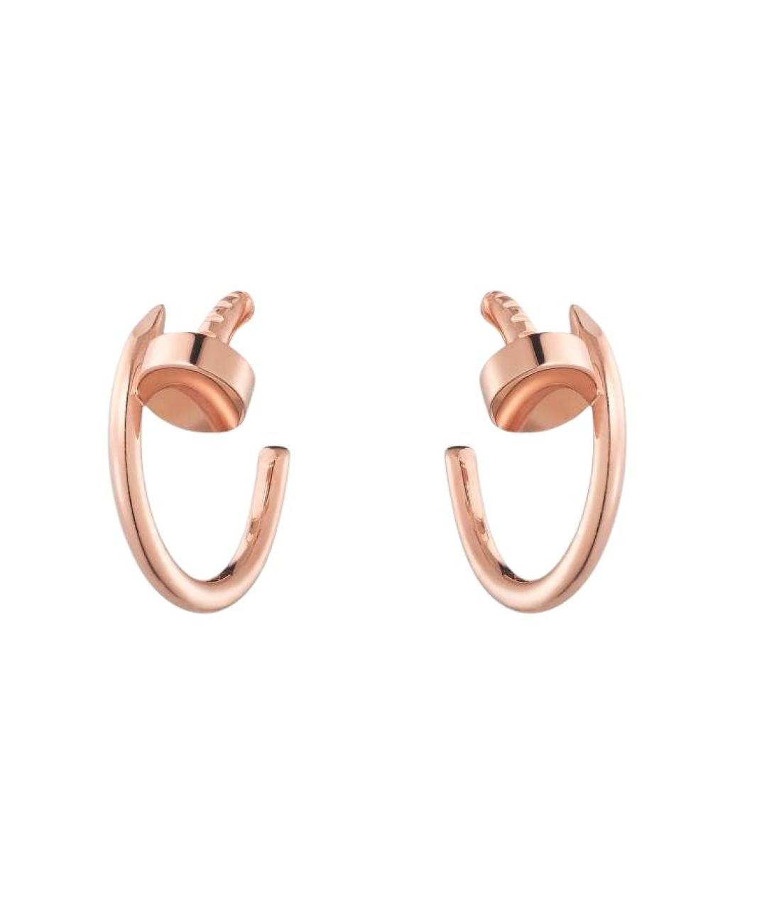 CARTIER Золотые серьги из розового золота, фото 1
