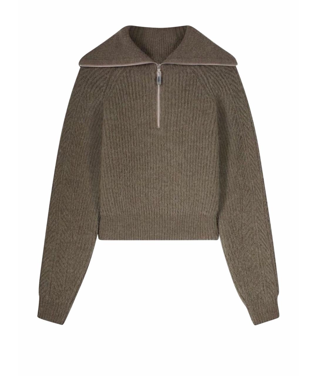 ROHE Хаки шерстяной джемпер / свитер, фото 1