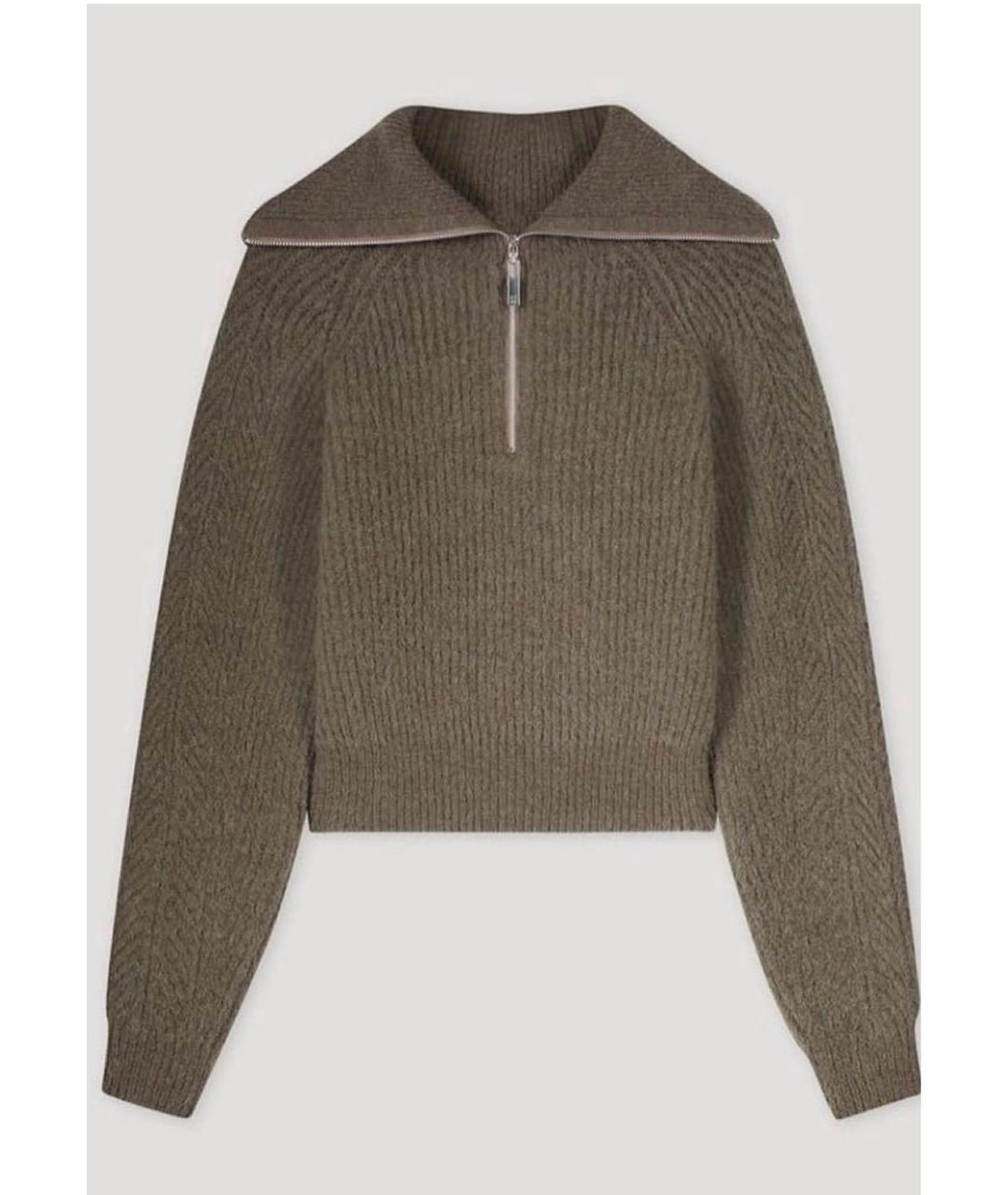 ROHE Хаки шерстяной джемпер / свитер, фото 5