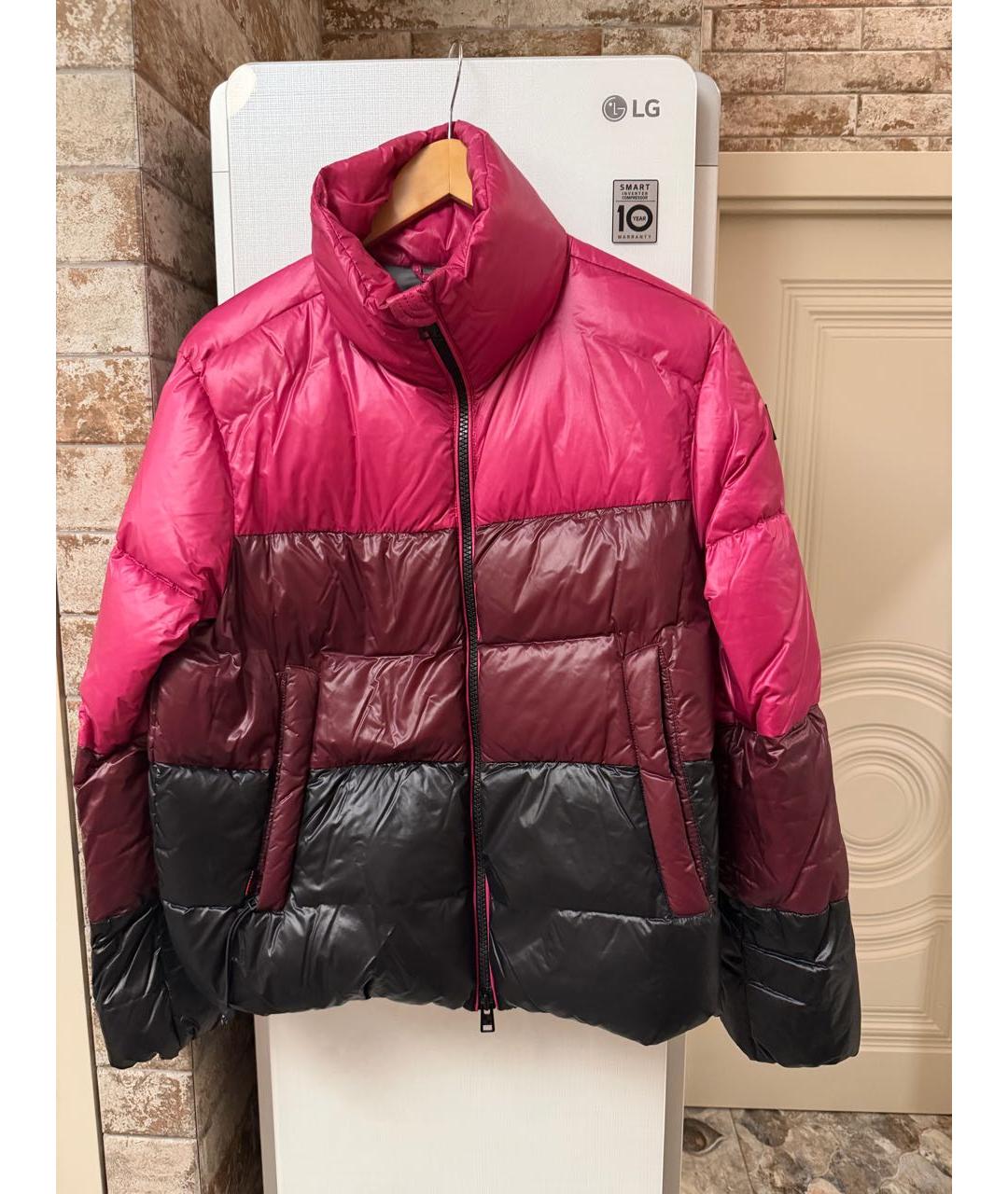 WOOLRICH Розовый полиэстеровый пуховик, фото 3