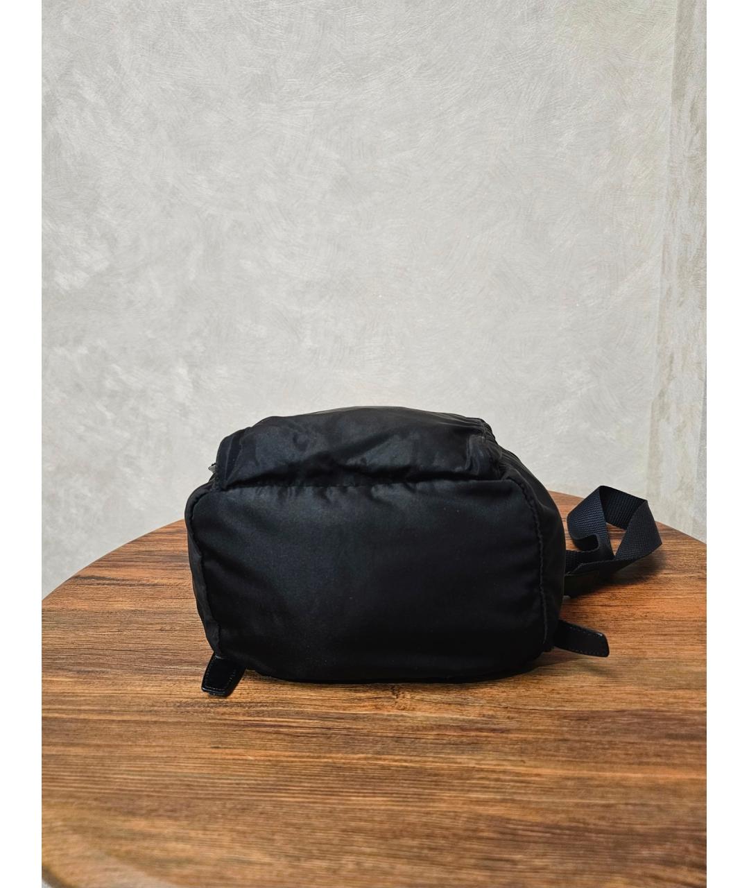 PRADA Черный синтетический рюкзак, фото 7