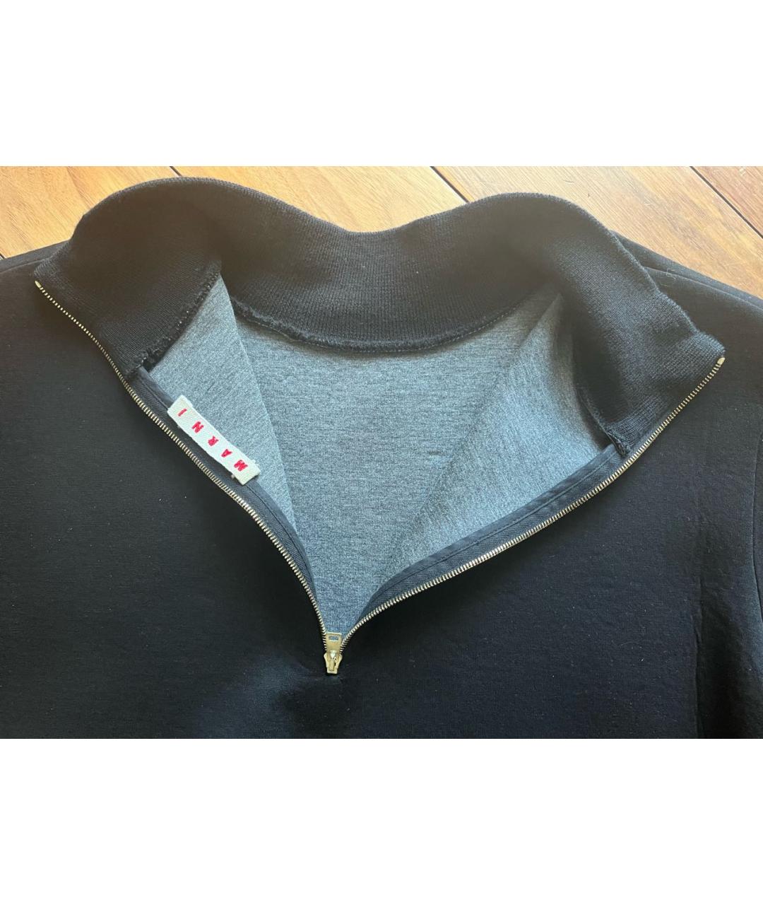 MARNI Черный вискозный джемпер / свитер, фото 3