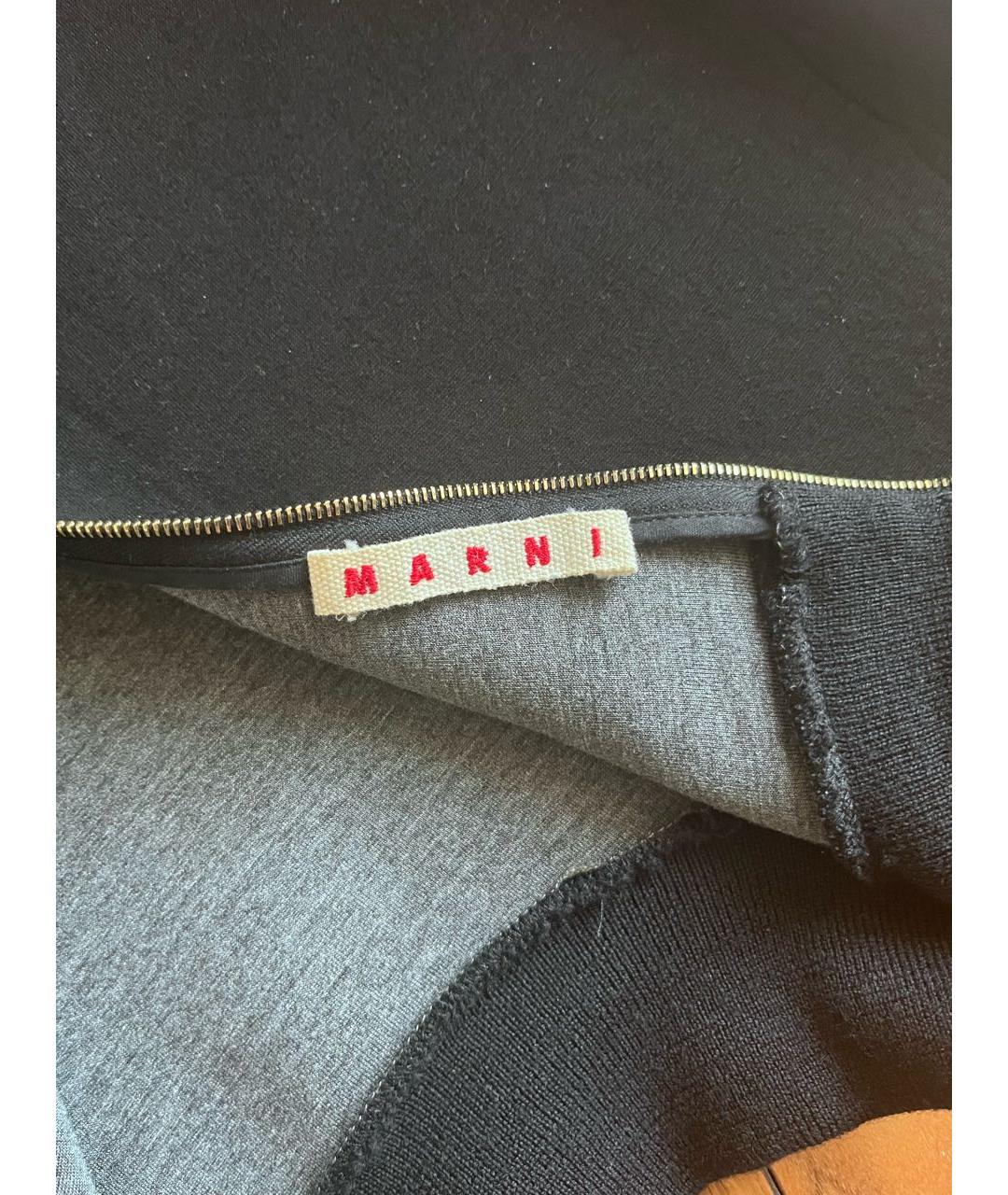 MARNI Черный вискозный джемпер / свитер, фото 4