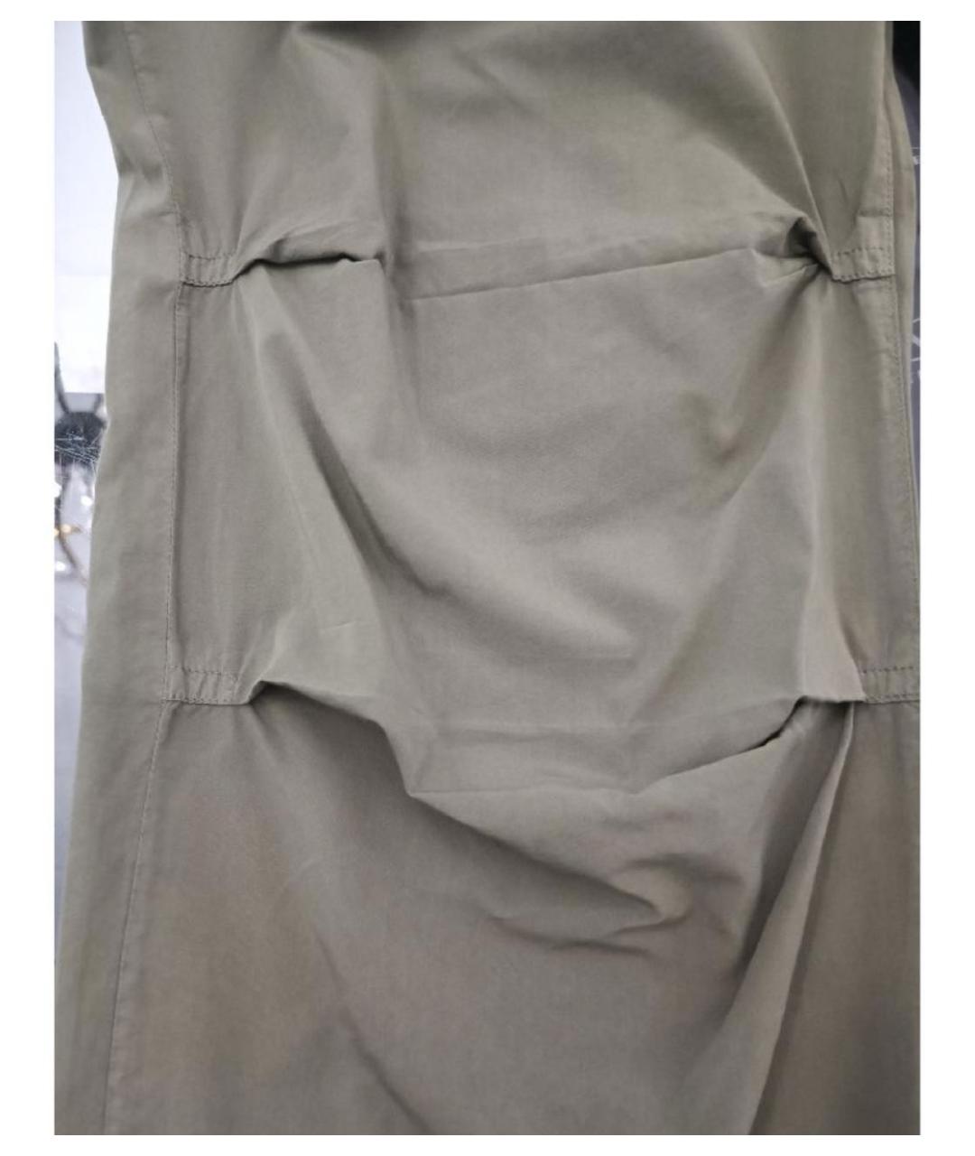 3X1 Хаки хлопковые брюки широкие, фото 5