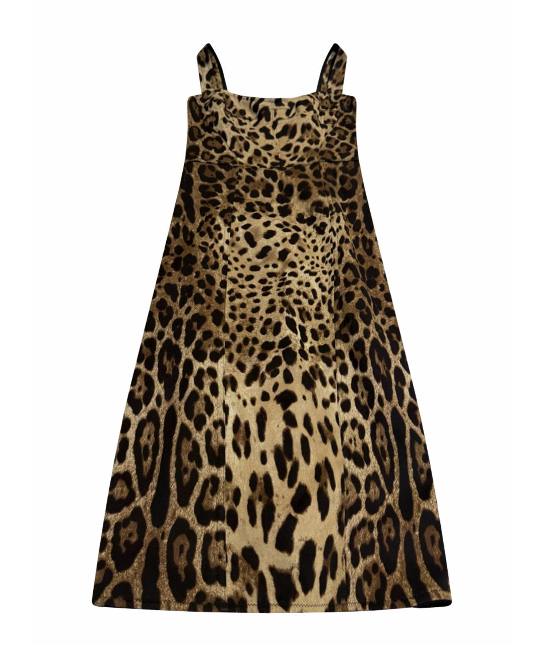 DOLCE&GABBANA Мульти коктейльное платье, фото 1