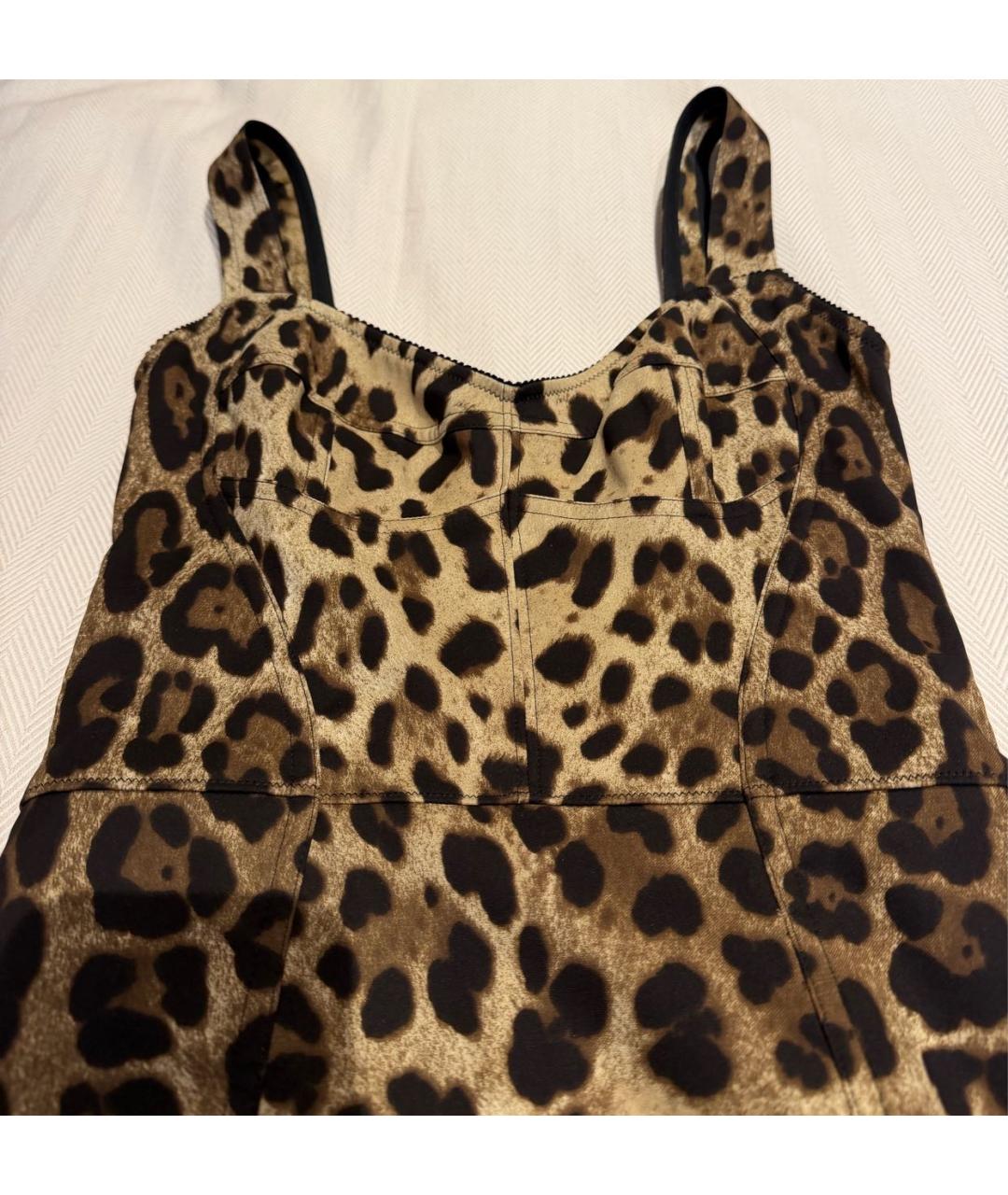 DOLCE&GABBANA Мульти коктейльное платье, фото 5