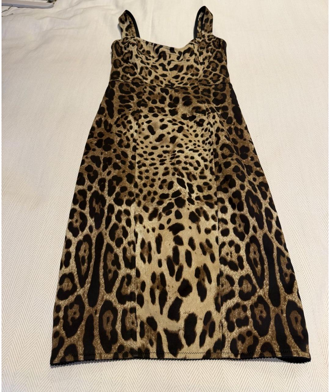 DOLCE&GABBANA Мульти коктейльное платье, фото 6