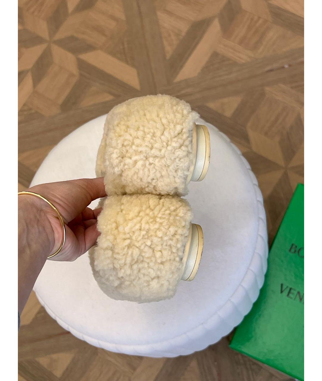 BOTTEGA VENETA Бежевые балетки, фото 4