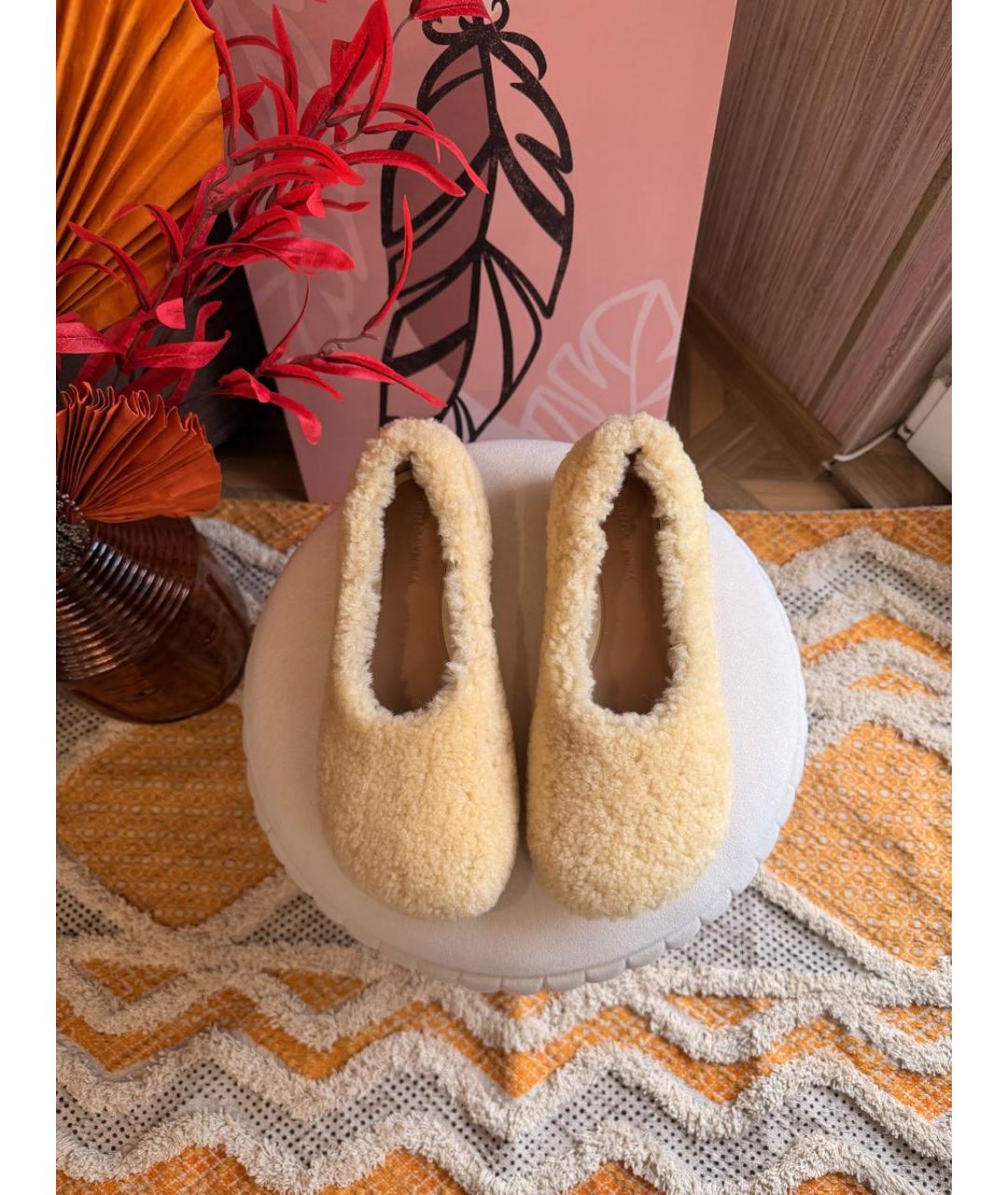 BOTTEGA VENETA Бежевые балетки, фото 2