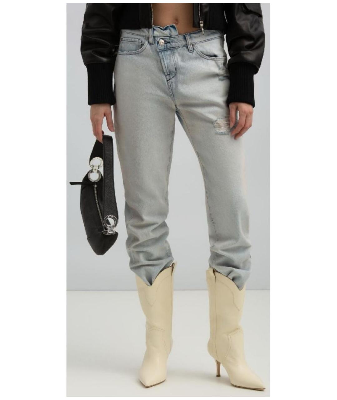 3X1 Голубые хлопковые джинсы слим, фото 6