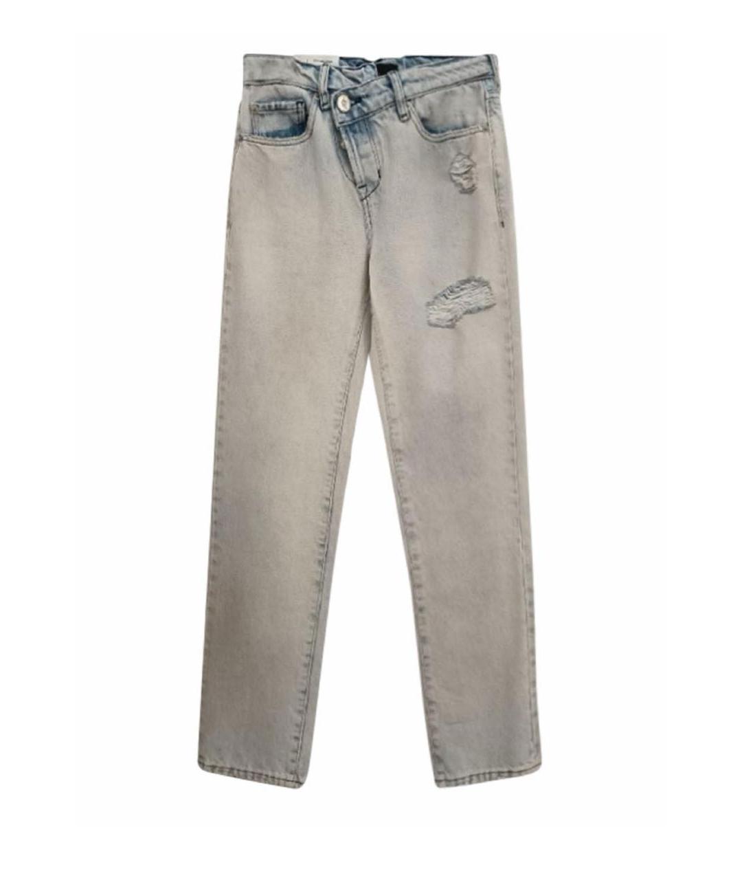 3X1 Голубые хлопковые джинсы слим, фото 9