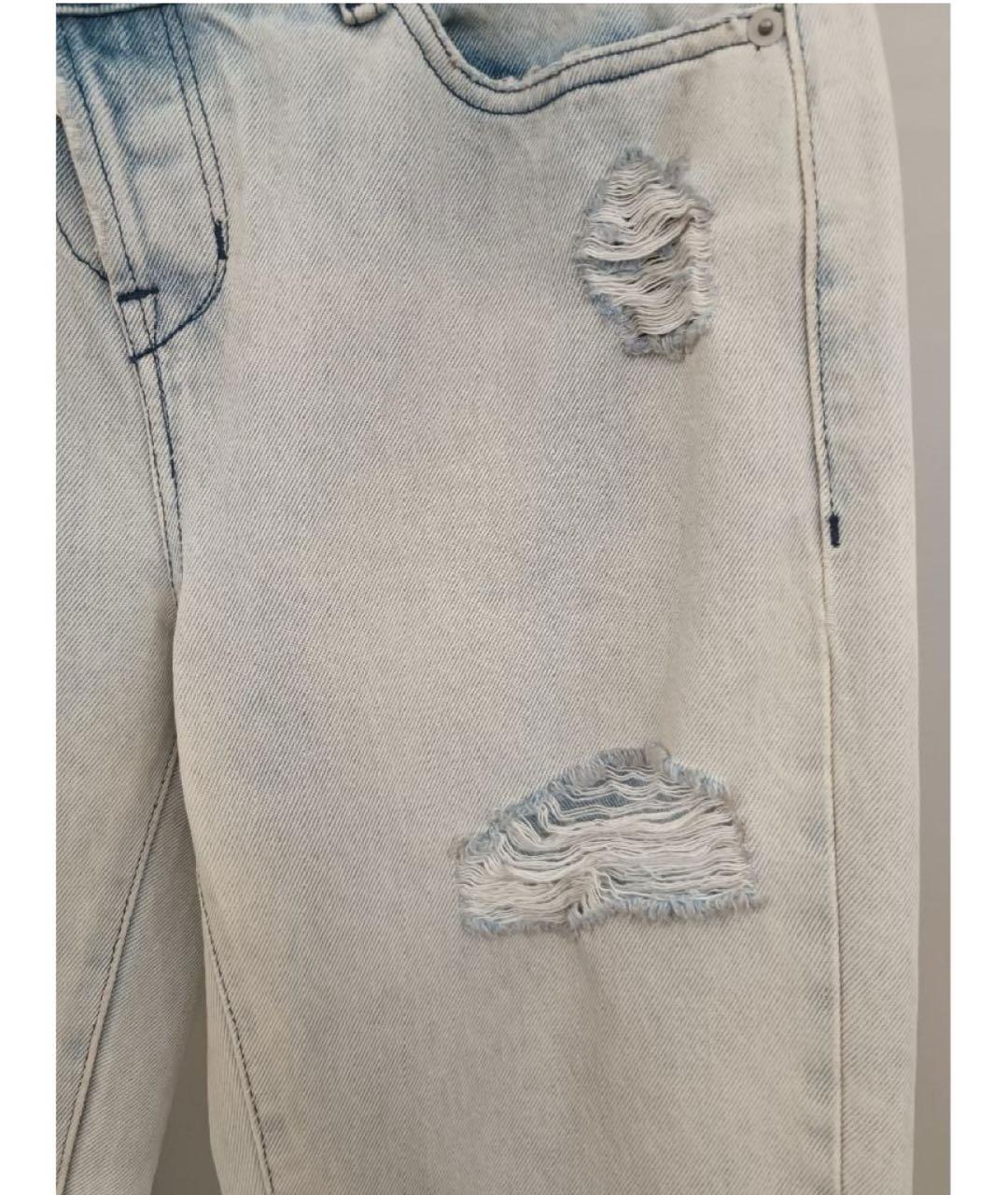 3X1 Голубые хлопковые джинсы слим, фото 3