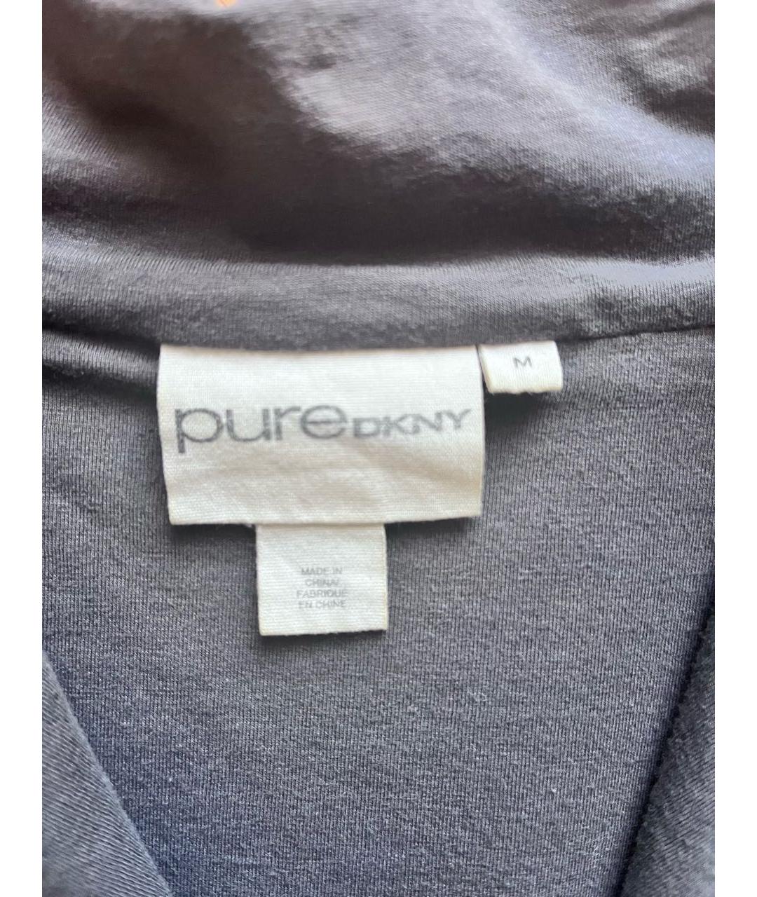 DKNY Серая кожаная куртка, фото 3