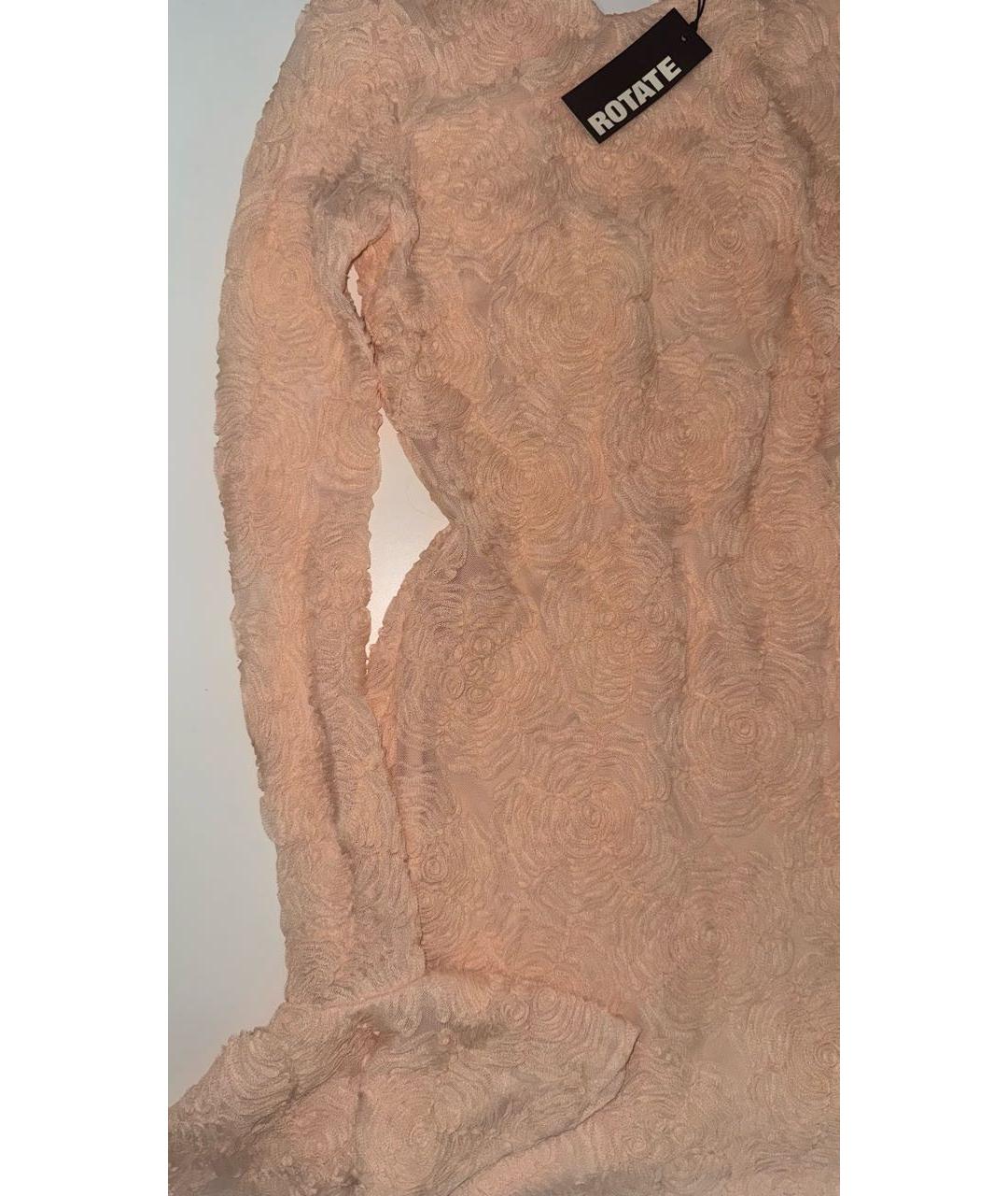 ROTATE Коралловое коктейльное платье, фото 6