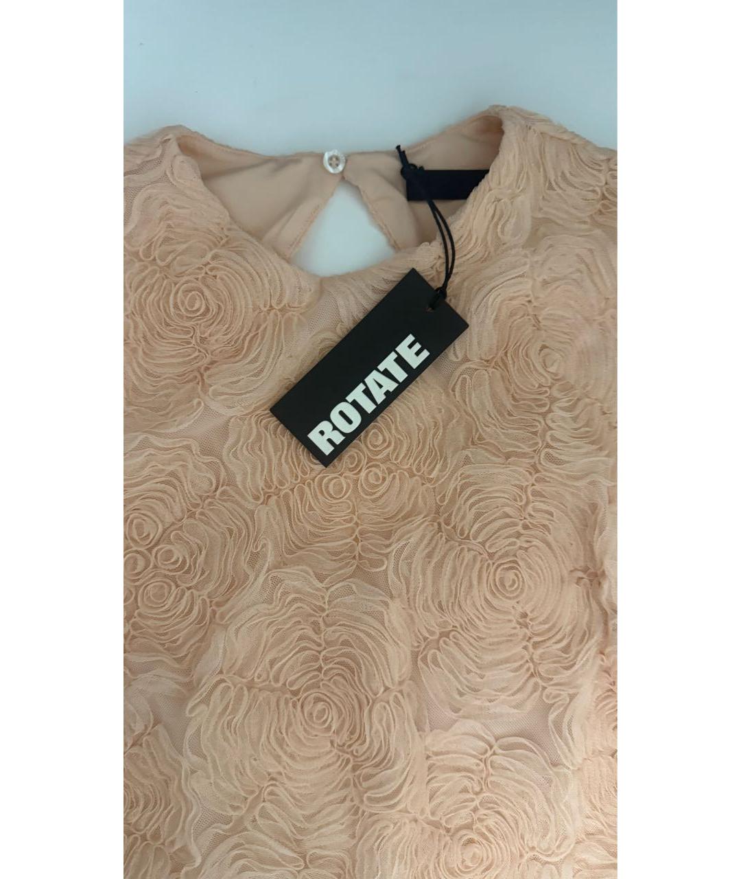 ROTATE Коралловое коктейльное платье, фото 7