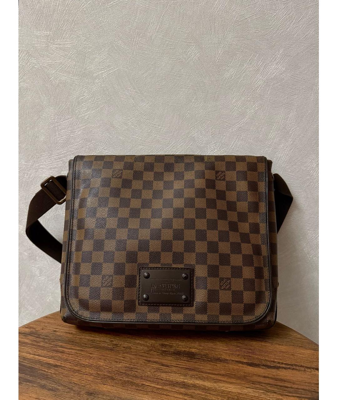 LOUIS VUITTON Коричневая сумка на плечо, фото 9