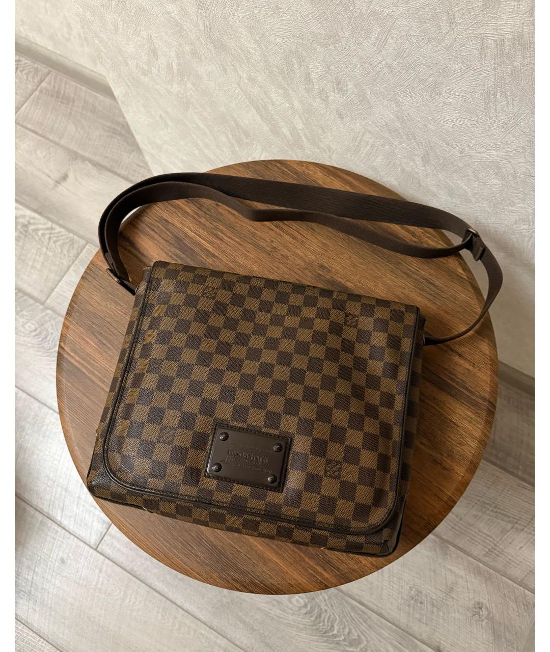 LOUIS VUITTON Коричневая сумка на плечо, фото 2