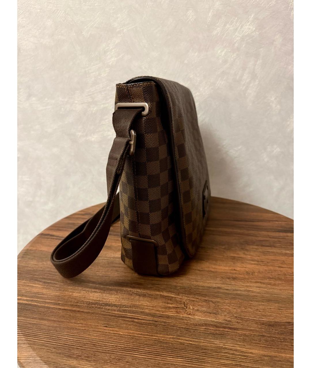 LOUIS VUITTON Коричневая сумка на плечо, фото 4