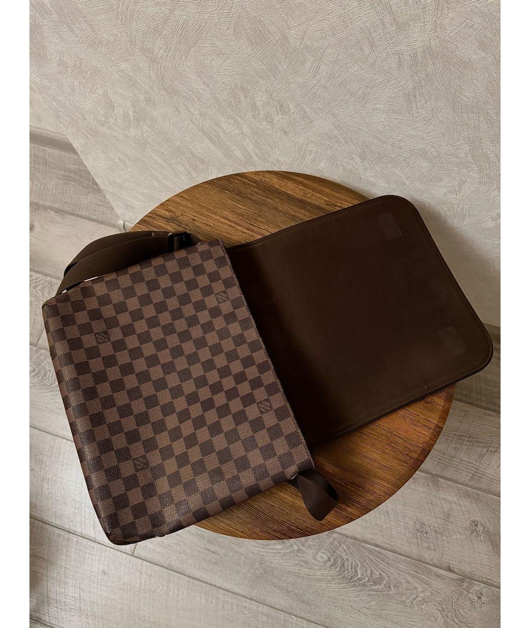 LOUIS VUITTON Коричневая сумка на плечо, фото 5