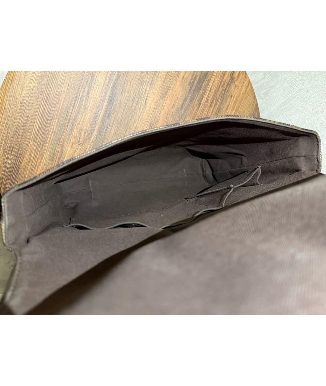 LOUIS VUITTON Коричневая сумка на плечо, фото 6