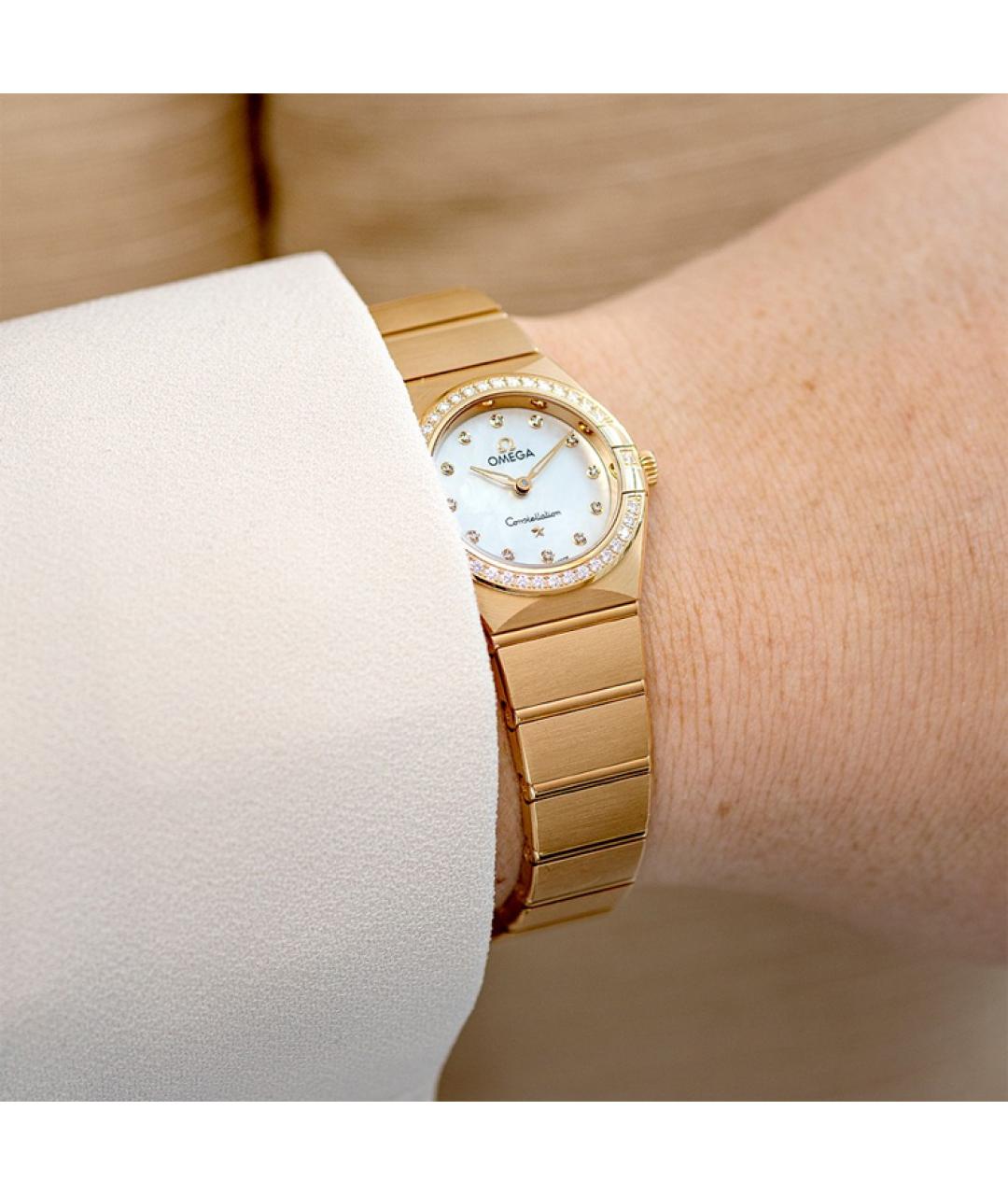 OMEGA Золотые часы из желтого золота, фото 3