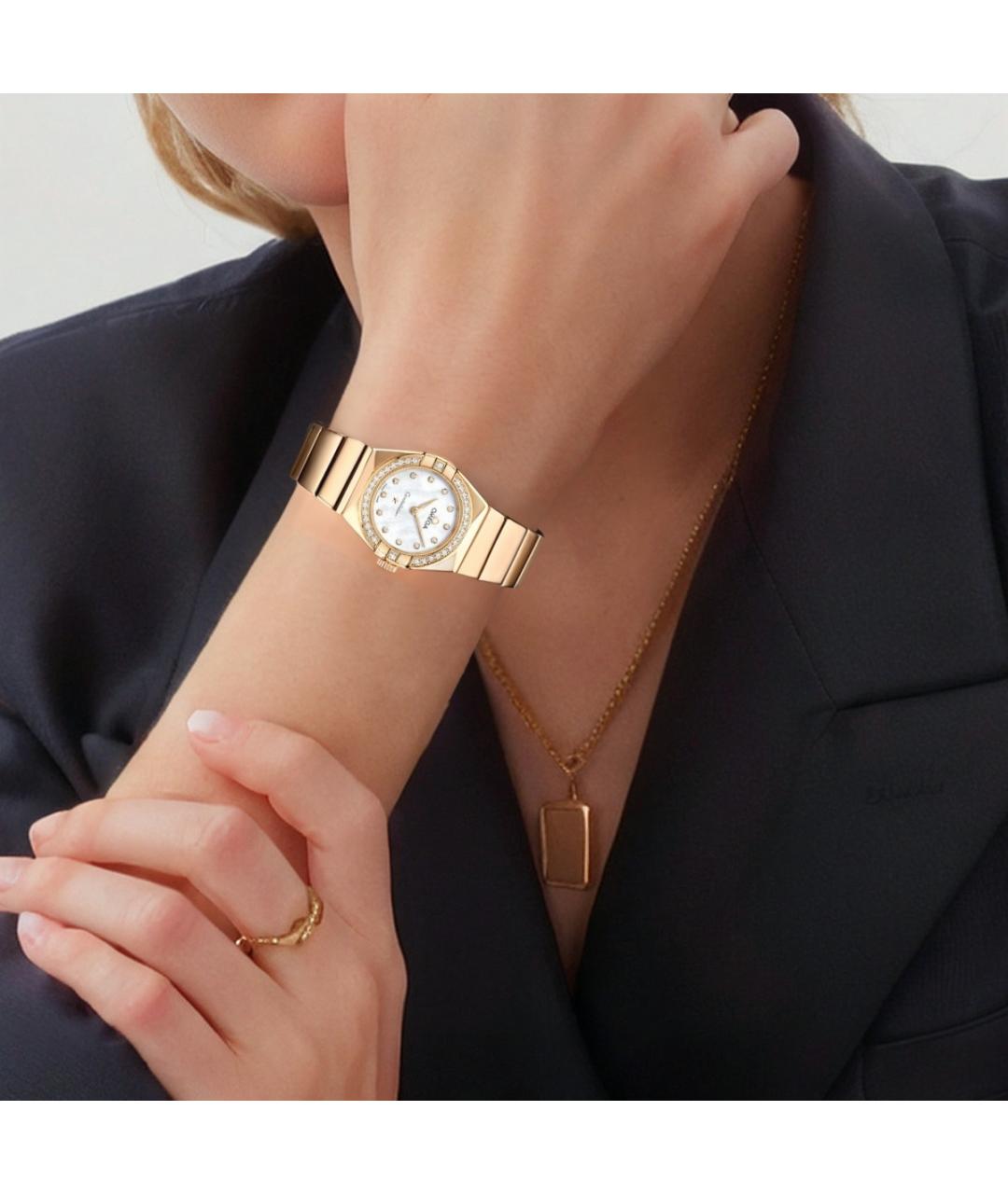 OMEGA Золотые часы из желтого золота, фото 5