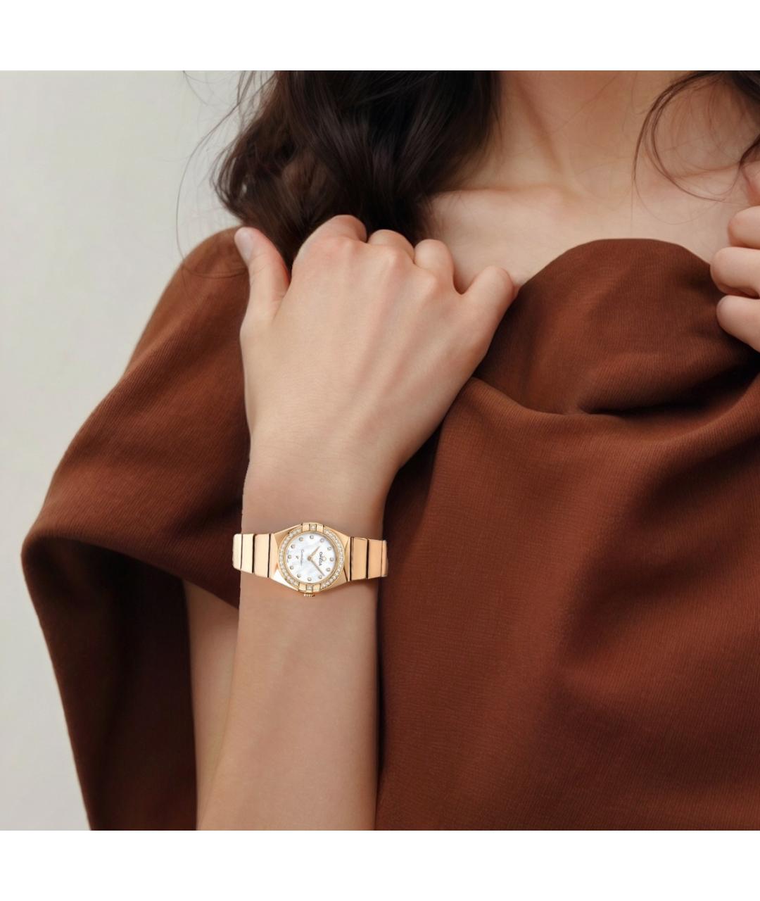 OMEGA Золотые часы из желтого золота, фото 4