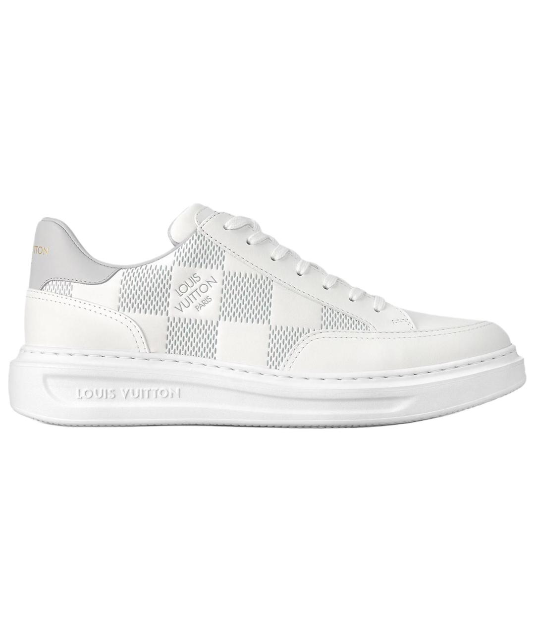 LOUIS VUITTON Белые низкие кроссовки / кеды, фото 1