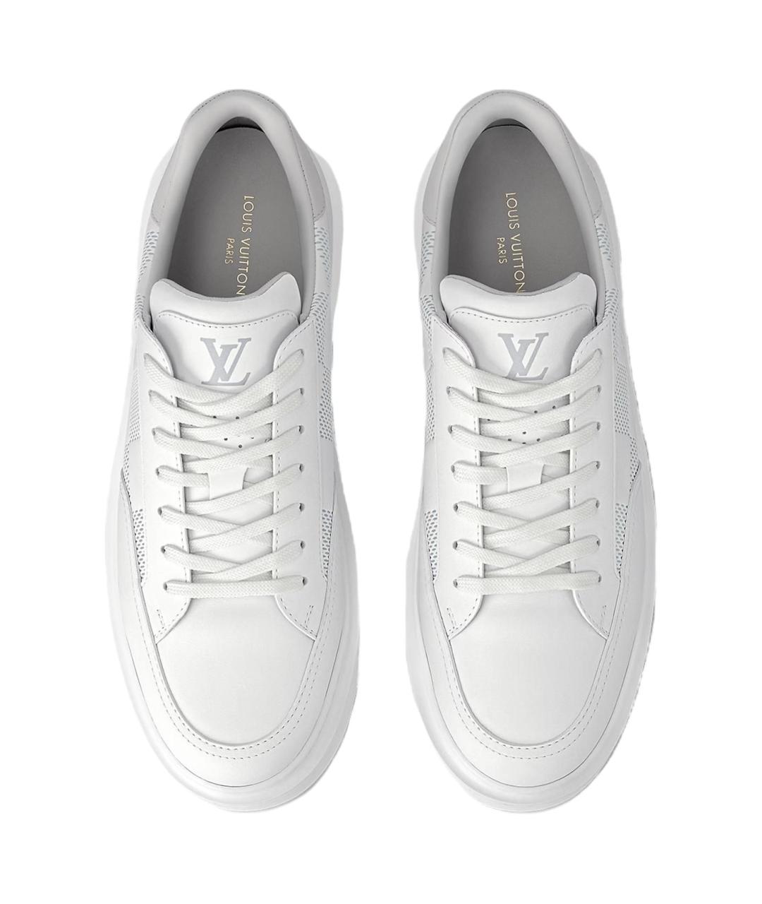 LOUIS VUITTON Белые низкие кроссовки / кеды, фото 4