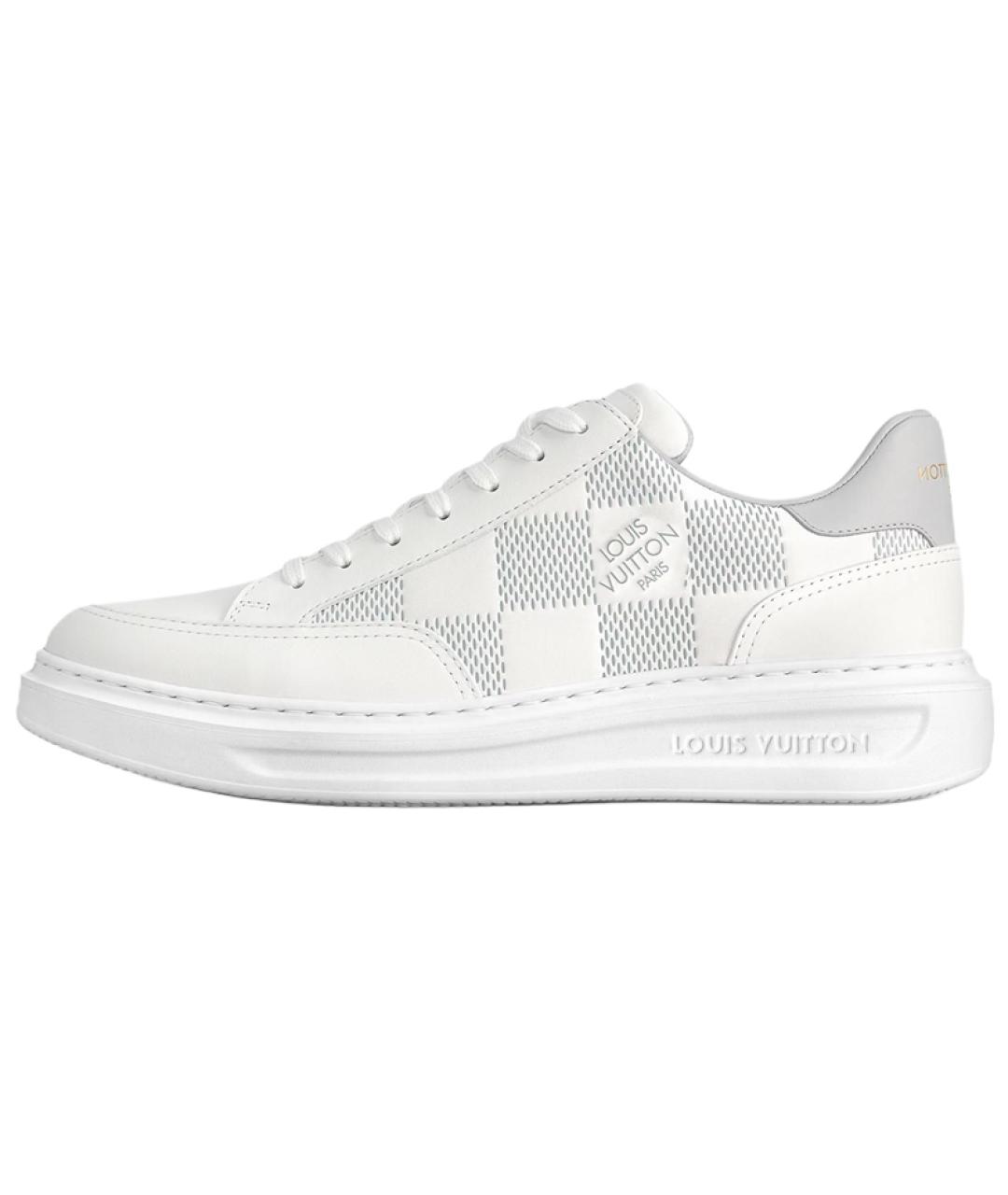 LOUIS VUITTON Белые низкие кроссовки / кеды, фото 2