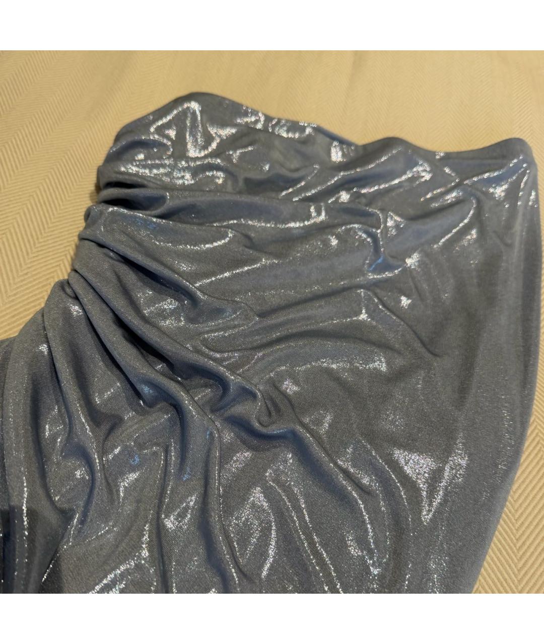 NORMA KAMALI Голубое коктейльное платье, фото 4