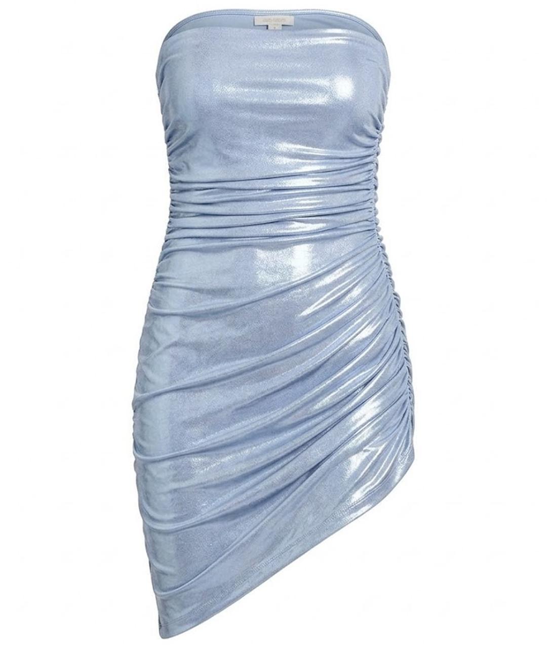 NORMA KAMALI Голубое коктейльное платье, фото 1